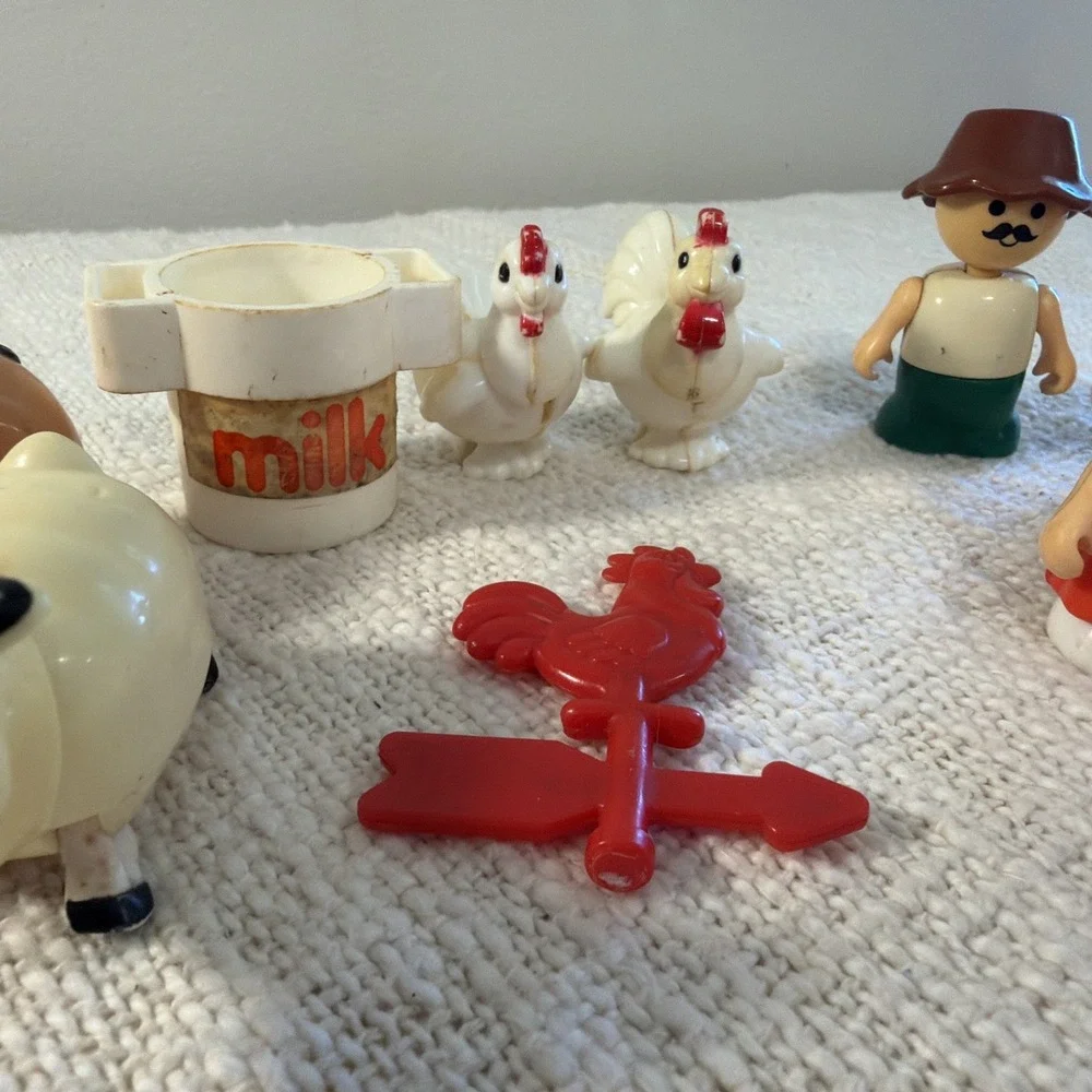 1986 McDonalds Old McDonalds Farm Toys Lot of 10 Vintage